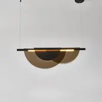 Люстра світлодіодна підвісна LED світильник для квартири на стелю лед 26764 Чорний 30-215х80х80 см.