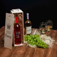 Коробка для пляшки вина "Wine princess" подарункова