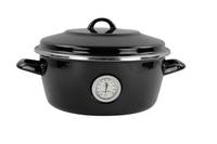 Кастрюля-жаровня с крышкой VITRINOR Dutch Oven 2111692 26 см 5 л черная