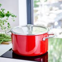 Каструля з кришкою KitchenAid Steel Core CC003267-001 20 см 3.7 л червона