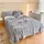 Плед Dushka Home Шиншила Пузырь 21774 200х230 см серый