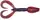 Силікон Keitech Little Spider 2" (8 шт/уп) к:ea#03 grape (1551-11-74)