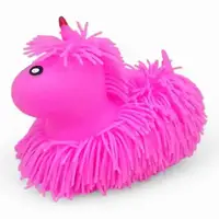Игрушка-светяшка "Единорог Лохмастик", розовая