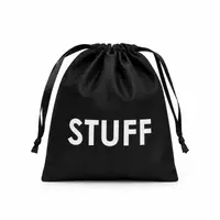 Мішечок бавовняний ORGANIZE 23х18 см Stuff (чорний)
