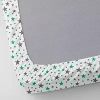 Простирадло на резинці в дитяче ліжечко 60х120 MINT STARS CS1