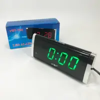 Электронные часы VST 730 green цифровые настольные сетевые часы led alarm clock VST-730 часы с будильником