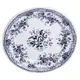 Столовый набор посуды тарелок и чашек 32 предмета на 6 персон Vintage Elegant фарфоровый, обеденный столовый сервиз тарелок Синий YY78-6A