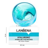 Гідрогелеві патчі в банку LANBENA 60 шт Hyaluronic під очі