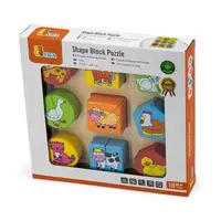 Деревянный пазл-сортер Viga Toys Фигуры и зверята (59585)