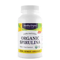 Натуральная добавка Healthy Origins Spirulina Organic 500 mg, 720 таблеток