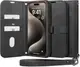 Чехол-книжка Spigen для iPhone 15 Pro - Wallet S Pro, Black (ACS06740)