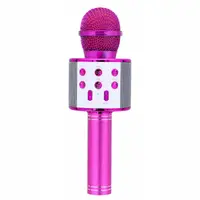 Беспроводной микрофон-караоке WSTER WS-858 Pink (12707)