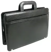 Портфель, папка для документов из эко кожи JPB TE-38 black черная