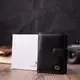 Надежная визитница из натуральной кожи ST Leather 22469 Черный