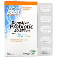 Пробиотики и пребиотики Doctor's Best Digestive Probiotic, 30 вегакапсул