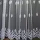 Ткань тюль фатин с вышивкой Бейл V-beyaz