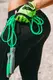 Скакалка PowerPlay 4204 Classic Jump Rope Зелена (2,7m.)
