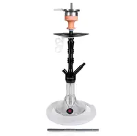 Кальян AMY Deluxe 069.02 Alu Lima S Black (60 см) прозрачный