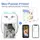Портативный термопринтер Mini pocket printer (голубой)