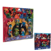 48723 Фігурки героїв BRAWL STARS 8 героїв на планшетці
