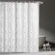 Шторка для ванной комнаты Bathlux 180 x 180 см с водоотталкивающим покрытием, с геометрическим узором
