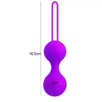 Вагінальні кульки "Bolas", фіолетовий, 60 г