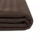 Простынь Iris Home Отель - Сатин Страйп 1*1 кофе 100*200*25 на резинке