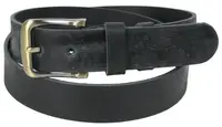 Мужской кожаный ремень Skipper черный 3,8 см