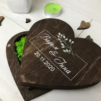 Підставка для обручок на весілля або розпис, весільна коробка для обручок, іменна скринька з дерева, коробочка з гравіюванням