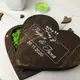 Подставка для колец на свадьбу или роспись, свадебная коробка для обручальных колец именная шкатулка из дерева