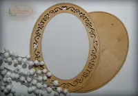 Рамка овальна з натягнутою канвою 24*31/23*16 ТМ Embroidery Craft ROd-003
