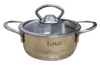 Кастрюля со стеклянной крышкой OMS Сylinder 2008-12-05 0.5 л 12 см