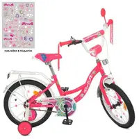 Велосипед детский двухколесный PROF1 Blossom 
18д. (Y18302N) малиновый