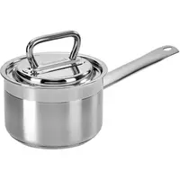 Ківш із кришкою Barazzoni Professional 169610016 16 см 1.5 л сріблястий