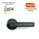 Умный дверной замок с Bluetooth кодовый KHS-GM3 биометрический с отпечатком пальца, черный