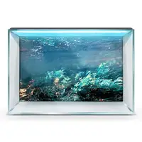 Наклейка с рыбами и морской флорой для аквариума 75х125 см.