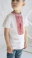 Вышитая детская футболка