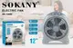 Электрический настольный вентилятор Sokany Electric Fan 5 лопастей 3 скорости вентилятор настольный SK19006