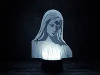 Сменная пластина для 3D светильников "Дева" 3DTOYSLAMP