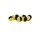 Насадка для зиг-рига THE END ZIG RIG black-yellow 12мм- 10шт.