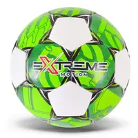 Уценка. Мяч футбольный "Extreme" размер 5, зеленый Спускает
