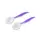 Набор для салата Gipfel Lumino GP-9487 30 см 2 предмета фиолетовый