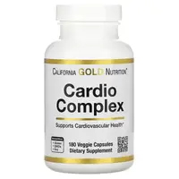 Натуральная добавка California Gold Nutrition Cardio Complex, 180 вегакапсул