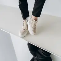 Ботинки женские зимние Fashion Sugar 3310 36 размер 22,5 см Бежевый