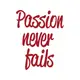 Футболка женская "Passion Never Fails", Белый, XXL, английский
