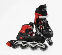 Роликові ковзани 895-S Best Roller колеса PVC що світяться. Red (розмір 29-33) (173832)
