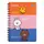 Блокнот на спирали с резинкой А5 YES Line Friends 151770 80 листов