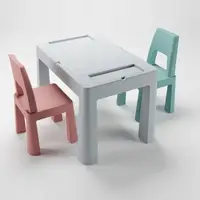Комплект TEGGI MULTIFUN стол+2 стулья TI-011-174 grey/old rose/turquoise