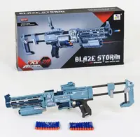Бластер-автомат "Blaze Storm" м'які кулі, лазерний приціл (80327)