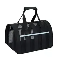 Сумка переноска для кошек и собак M 42x26x22 см CosmoPet CP-46M Black